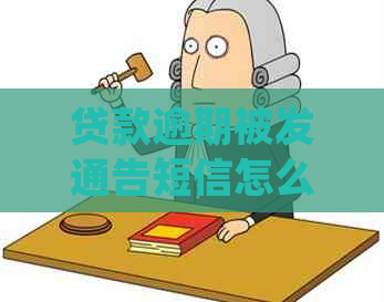 贷款逾期被发通告短信怎么处理