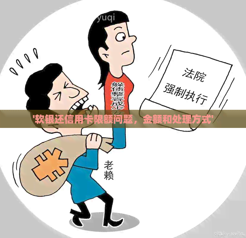 '软银还信用卡限额问题，金额和处理方式'