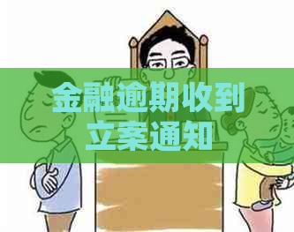 金融逾期收到立案通知