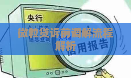 微粒贷诉前调解流程解析