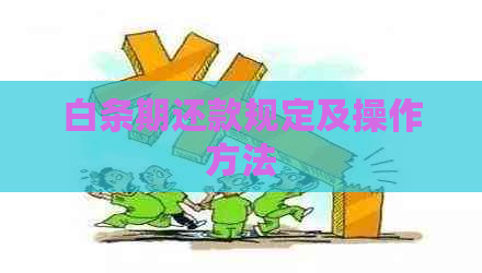 白条期还款规定及操作方法