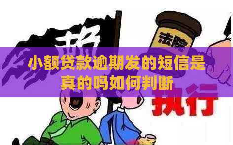 小额贷款逾期发的短信是真的吗如何判断