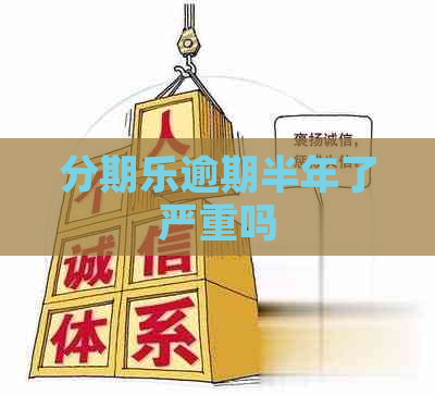 逾期半年了严重吗