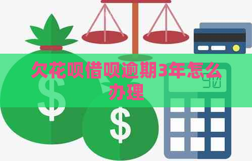 欠花呗借呗逾期3年怎么办理