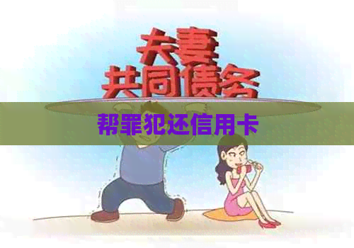 帮罪犯还信用卡