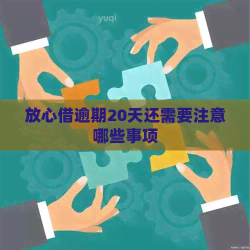 放心借逾期20天还需要注意哪些事项
