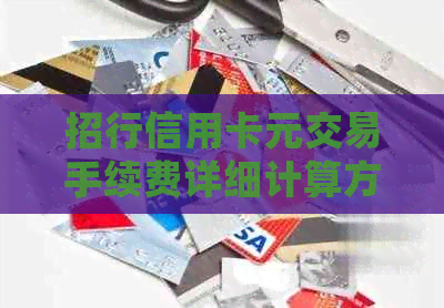 招行信用卡元交易手续费详细计算方法及注意事项，解答用户所有疑问