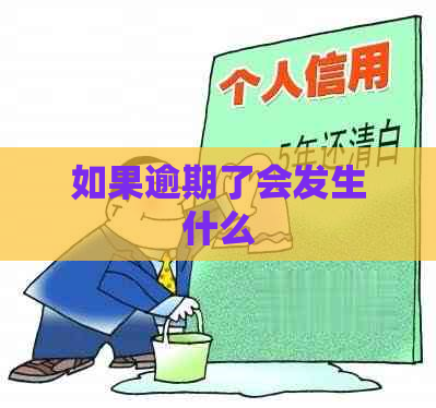 如果逾期了会发生什么