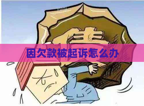 因欠款被起诉怎么办