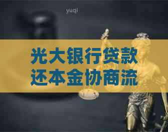 光大银行贷款还本金协商流程和注意事项