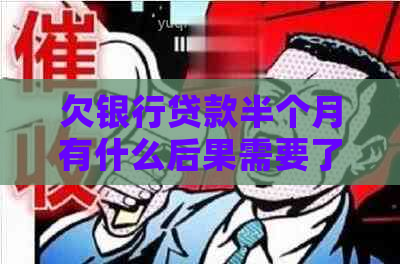 欠银行贷款半个月有什么后果需要了解