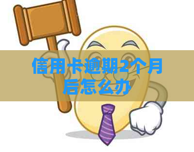 信用卡逾期2个月后怎么办