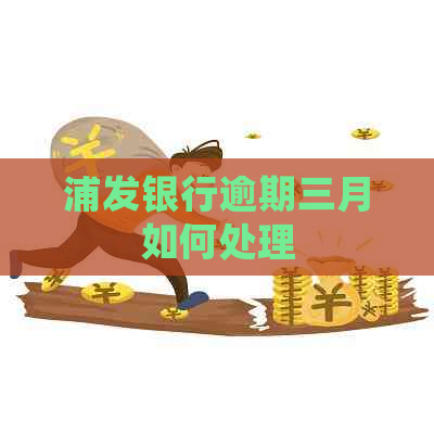 浦发银行逾期三月如何处理