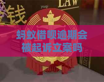 蚂蚁借呗逾期会被起诉立案吗