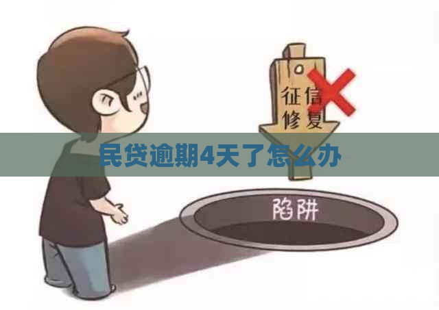 民贷逾期4天了怎么办