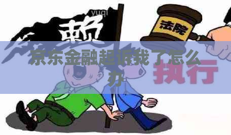 京东金融起诉我了怎么办