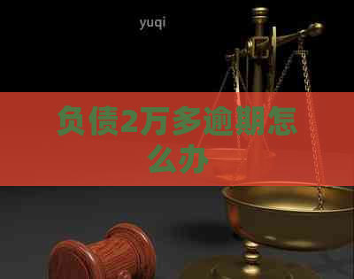 负债2万多逾期怎么办