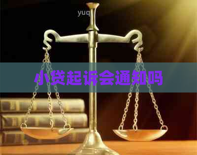 小贷起诉会通知吗