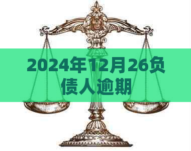 2024年12月26负债人逾期