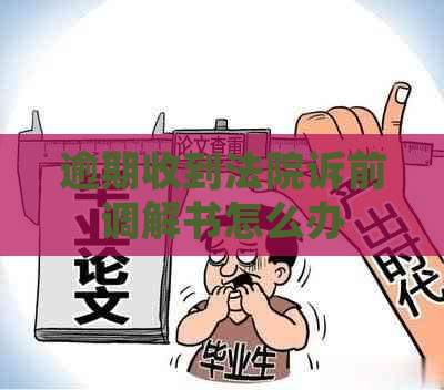 逾期收到法院诉前调解书怎么办