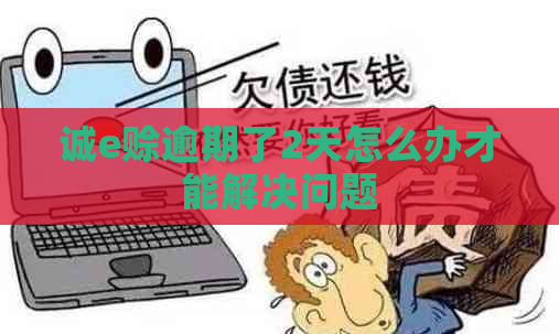 诚e赊逾期了2天怎么办才能解决问题