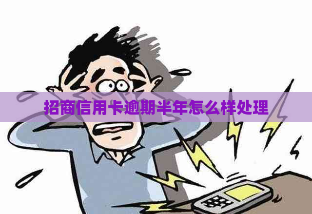 招商信用卡逾期半年怎么样处理