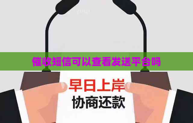 短信可以查看发送平台吗