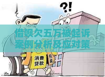 借呗欠五万被起诉案例分析及应对策略