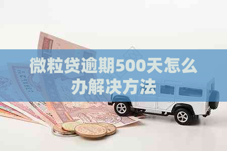 微粒贷逾期500天怎么办解决方法