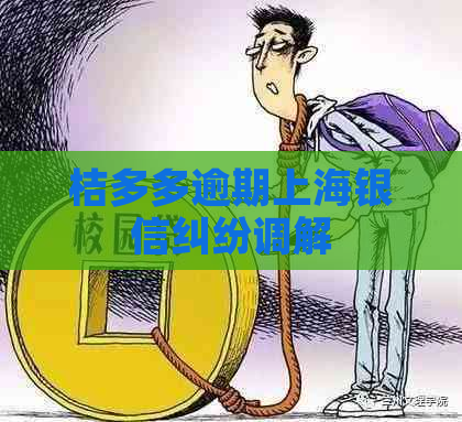 桔多多逾期上海银信纠纷调解