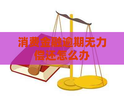 消费金融逾期无力偿还怎么办