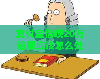 支付宝借呗20万逾期应该怎么处理