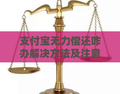 支付宝无力偿还咋办解决方法及注意事项