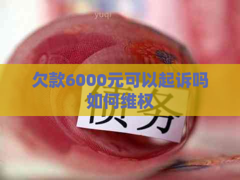 欠款6000元可以起诉吗如何     