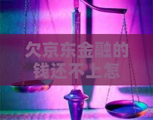 欠京东金融的钱还不上怎么办