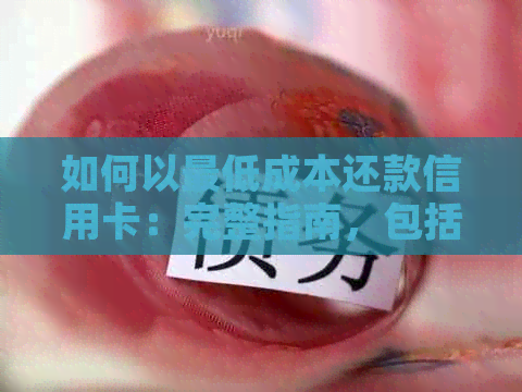 如何以更低成本还款信用卡：完整指南，包括各种选项和技巧