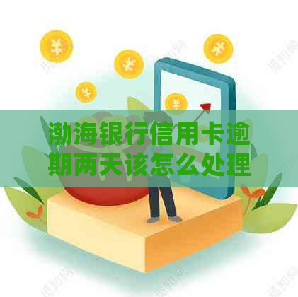 渤海银行信用卡逾期两天该怎么处理