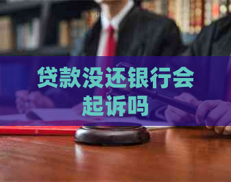 贷款没还银行会起诉吗