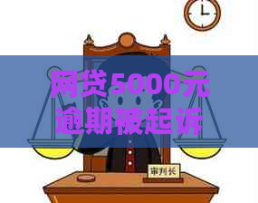 网贷5000元逾期被起诉怎么办