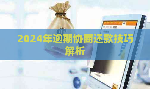 2024年逾期协商还款技巧解析