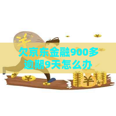 欠京东金融900多逾期9天怎么办