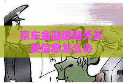 京东金融逾期天天发信息怎么办