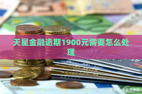 天星金融逾期1900元需要怎么处理