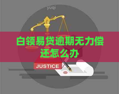 白领易贷逾期无力偿还怎么办