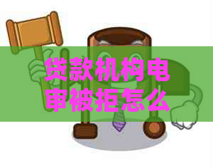 贷款机构电审被拒怎么办