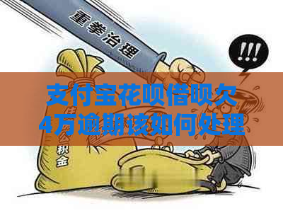 支付宝花呗借呗欠4万逾期该如何处理