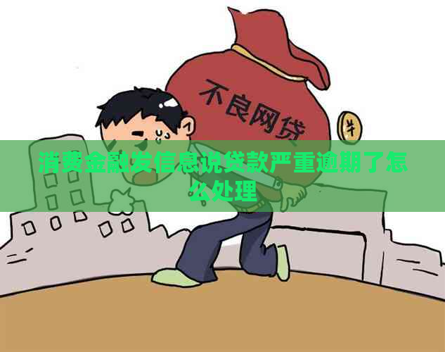 消费金融发信息说贷款严重逾期了怎么处理