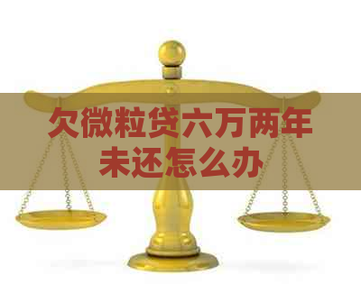 欠微粒贷六万两年未还怎么办