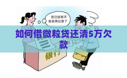 如何借微粒贷还清5万欠款