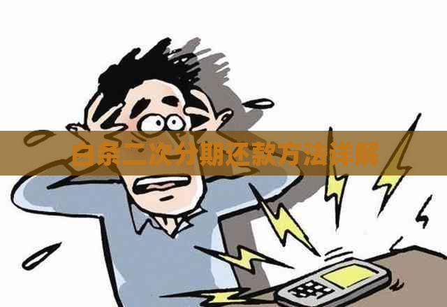 白条二次分期还款方法详解
